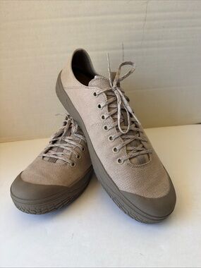 Teva Men's Neutral Beige Canvas Lace-Up Sneakers